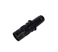 Microscope Auxiliary Lens Adjustable Zoom C-Mount Lens Magnification 130X 180X 360X Lab 0.3X 0.5X 0.75X 2X Objective For Industry Microscope Camera (Color : 1 To 180X Lens)