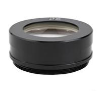 Microscope Barlow Lens 0.5X 2.0X Auxiliary Objective 42mm Thread for Industrial Camera C-Mount Digital Magnification Soldering(2X)