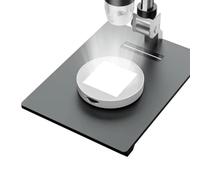 Microscope Base Illuminator LED Transmitted Light Source, Adjustable Brightness USB Powered Digital Microscope Kit for Precise Microscopy Observation(A)