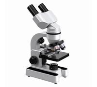 Microscope-Biological Educational Microscope for Students,with Phone Clip,Biological Specimen and Fill Light