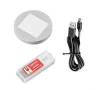 Microscope Bottom Illumination LED, Adjustable Transmissive USB Microscope Lamp for LCD Digital Microscope Accessory, Bright Light for Microscope(B)