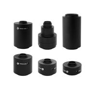 Microscope C mount adapter 0.35x .5x .63x 1x 1.2x 2.25x camera compatible for(2.25x M52 adapter)