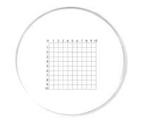 Microscope Calibration Slide Calibration Ruler Slides Stage Micrometer Acrylic Microscope Ocular Reticle Eyepiece Electronic Component