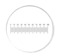 Microscope Calibration Slide Microscope Micrometer Stage Micrometer Reticle Calibration Ruler Slides Professional Measuring Instrument