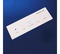 Microscope Calibration Slide with 0.01mm Crosshair Grid, 1mm Measuring Range, Optical Glass Stage Micrometer for Microscope Cameras and Electronic Eyepieces