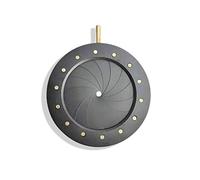 Microscope Camera Adapters 1.5-25mm Aperture Mechanical Iris Diaphragm Microscope Camera Condenser Parts