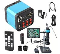 Microscope Camera And USB Microscope Camera With 21MP 1080P 60FPS Sensor, Digital Microscope Camera For PCB Soldering, Machine Vision And Industrial Electronic Inspection
