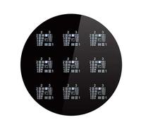 Microscope Camera Resolution Test Chart, Optical Resolution Test Card, Calibration Target Chart, Groups -2-5 Positive, Accuracy ±0.5um, For Scientific And Industrial Inspection
