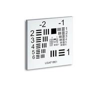 Microscope Camera Resolution Test Chart - Spatial Limit Calibration Board for Positive/Negative Film with ±5µM Accuracy