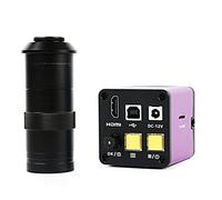 Microscope Camera Video Storage 14 Megapixel HDMI USB 1080P Microscope Industrial Camera + 100x Lens