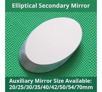 Microscope Elliptical Secondary Mirror 20mm 25mm 30mm 35mm 40mm 42mm 50mm 54mm for DIY Newtonian Reflecting Astronomical Telescope(42mm)