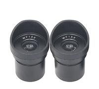 Microscope Eyepiece-1Pair WF10X WF15X WF20X Eyepieces Wide Field View Optical Lens Mounting 30mm 30.5mm for Stereo Microscope w/Rubber Eye Cups (Color : WF15-15-30x2)