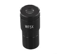 Microscope Eyepiece 23.2mm Wide-Angle for 5X-25X Magnification, Full Metal Construction with Enhanced Field of View Compatibility for Laboratory Use(WF5X)