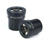 Microscope Eyepiece 30mm Interface 15X Wide Angle Stereo Microscope Eyepiece, 2PCS