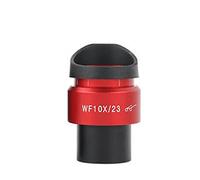 Microscope eyepiece microscope accessories eyepiece, 2PCS Microscope Eyepiece (Please select a model) (Size : WF10X-23MM Red)