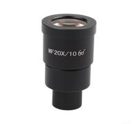Microscope Eyepiece WF10X/20mm & WF20X/10mm - 30mm Interface Wide Field Optical Glass Lens with FMC Coating for Biology Lab Education(WF20X/10)