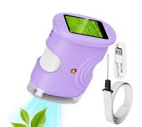 Microscope for Children - Scientific Rechargeable Toy 1000X - Pocket Digital Microscope with 5 cm Screen - for Boys Laboratory Home School Nature Outdoors Children and Children