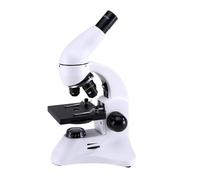 Microscope for Kids Compound Monocular Microscope LED Upper and Lower Light Source Eyepiece, for Students