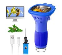Microscope for Kids, SGAINUL Digital Kid's Microscope with 2.0 Inch Screen Children's Microscope 1000x Zoom Mini Microscope Camera for Children, STEM Toys for 5-12 Year Old Boys Girls Gifts-BLUE