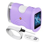 Microscope for Laptop,1000X Rechargeable Scientific Educational Toy | Portable Digital Microscope with 5cm Screen,for Boys Home School Laboratory Outdoor Nature