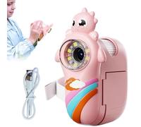 Microscope for,Pocket Microscope for - 1000X Magnification Cartoon Digital Microscope with 8 LED Lights - Cute Interactive Educational Toys of Cry Display Screen Dinosaur