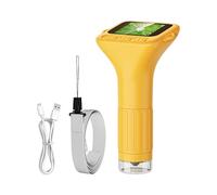 Microscope for Portable STEM Scientific Toy, Up to 1000x Magnification, Mini Digital Learning Microscope, Portable Discovery, Home Education for Student-Teacher, A