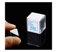 Microscope Glass Slides 6-24mm Square Mcroscope Slides Cover Glass Slips 100pcs/box Coverslips for Specimen Preparation (Color : 8x8mm)