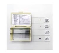 Microscope Glass Slides Biological Microscope Glass Specimens Slides Prepared Microscope Slides for Student Education (Color : 10PCS)
