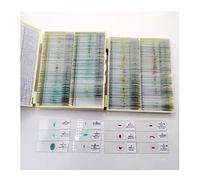 Microscope Glass Slides Biological Microscope Glass Specimens Slides Prepared Microscope Slides for Student Education (Color : 200PCS)