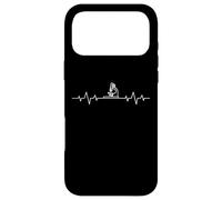 Microscope Heartbeat ECG Pulse Line - Biology Microscopy Case for iPhone 17 Pro Max