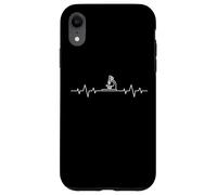 Microscope Heartbeat ECG Pulse Line - Biology Microscopy Case for iPhone XR