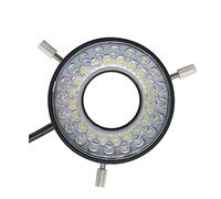 Microscope Illuminators-40 LED Adjustable Ring Light Source Diameter 27mm Industrial Vision Lamp for Monocular Vedio Microscope Supplement Illumination (Color : Blue)