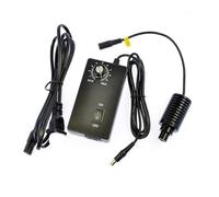 Microscope Illuminators Coaxial LED Light Source Spot Lamp Brightness Adjustable 90V-240V Multi Light Color Optional 6mm Dia (Color : Blue Light)