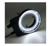 Microscope Illuminators USB LED Ring Light Inner Diameter 65mm Stereo Microscope Ring Lamp, Brightness Adjustable (Size : Black Shell)
