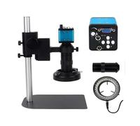 microscope Industrial Microscope with Metal Base Digital Microscopes Set 1080P 48MP/38MP/13M HDMI, LED Ring Light portable