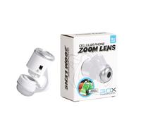 Microscope LED Light Macro Lens Clip 30X Magnification For Enhances Viewing Cellphones Camera Lens Clamps Smartphone Magnifier