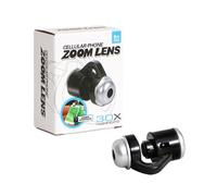 Microscope LED Light Macro Lens Clip Enhanced 30X Magnification Display Cell Phone Camera Lens Clamp Optics