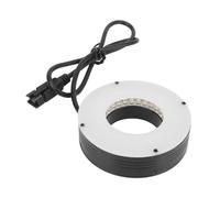 Microscope LED Ring Light Adjustable 90 Degree Angle Light Source Bright Uniform Illumination for Industrial Binocular Stereo Microscope Aluminum Alloy ABS 70mm Diameter