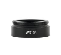 Microscope Lens, 160X 320X 105X Zoom C Mount Lens Auxiliary Objective s Lens Industry Video Microscope Camera(WD105)