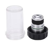 Microscope Lens, Achromatic Objective, 4X 185 Biological Microscope Achromatic Objectives Lens, High Magnification 20mm Thread for Compound Magnifier Supplies (20/0.40)