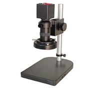 Microscope Lens, Black 20MP VGA 1080P Digital Video Microscope Camera with 130X C Mount Lens Industrial Microscopio Phone PCB Repair Tools(Black Color)
