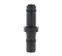 Microscope Lens, FHD 0.7X-4.5X Zoom Magnification Monocular Zoom VGA USB Video Microscope Camera 169X 225X 253X 338X Adjustable C Mount Lens(225X)