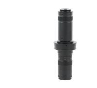 Microscope Lens, FHD 0.7X-4.5X Zoom Magnification Monocular Zoom VGA USB Video Microscope Camera 169X 225X 253X 338X Adjustable C Mount Lens(338X)