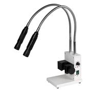 Microscope Light Source, 6000K Fiber Optic Illuminator, Adjustable Brightness And Aperture, Flexible Direction For Pcb Repair And Stereo Zoom Microscopes
