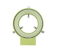 Microscope Light Source with 144 LED Ring Light, Adjustable Brightness, Anti Scratch Rubber, and Static Electricity Protection for Cameras