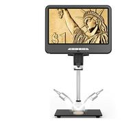Microscope, Microscope 10 Inch UHD Screen And Stand Digital For Electronics Soldering And Repairing For Children Students Adults Beginner Learning And Experiments for Adults Coins Plants