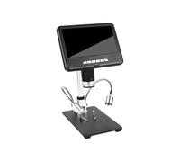 Microscope, Microscope 7" Digital 2MP USB 3D Video Phone Repair Soldering Tool Jewelry Magnifier Image Rotation For Children Students Adults Beginner Learning And Experiment for Adults Coins Plants