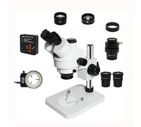 Microscope Observation 3.5X-90X Zoom Magnification Simul Focal Trinocular Stereo Microscope 38MP VGA H_DMI USB SMD Microscopio Camera fit Phone PCB Repair