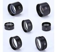 Microscope Parts 0.3X 0.5X 0.7X 0.75X 1X 2X Barlow Lens Physical Microscope Lens Accessories Auxiliary Objective Lens 48mm Thread (Color : 2X)
