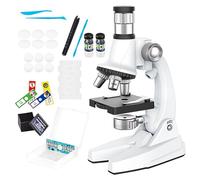 Microscope Set for Students Learning 100X-1200X | Beginners Scientific Microscope Kit for Home Laboratory Classroom Students